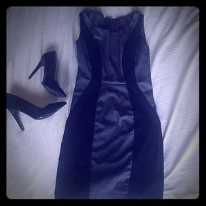 Black and gray XOXO dress